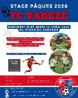 Stage de Pâques du FC Varèze