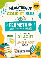 Médiathèque en vacances